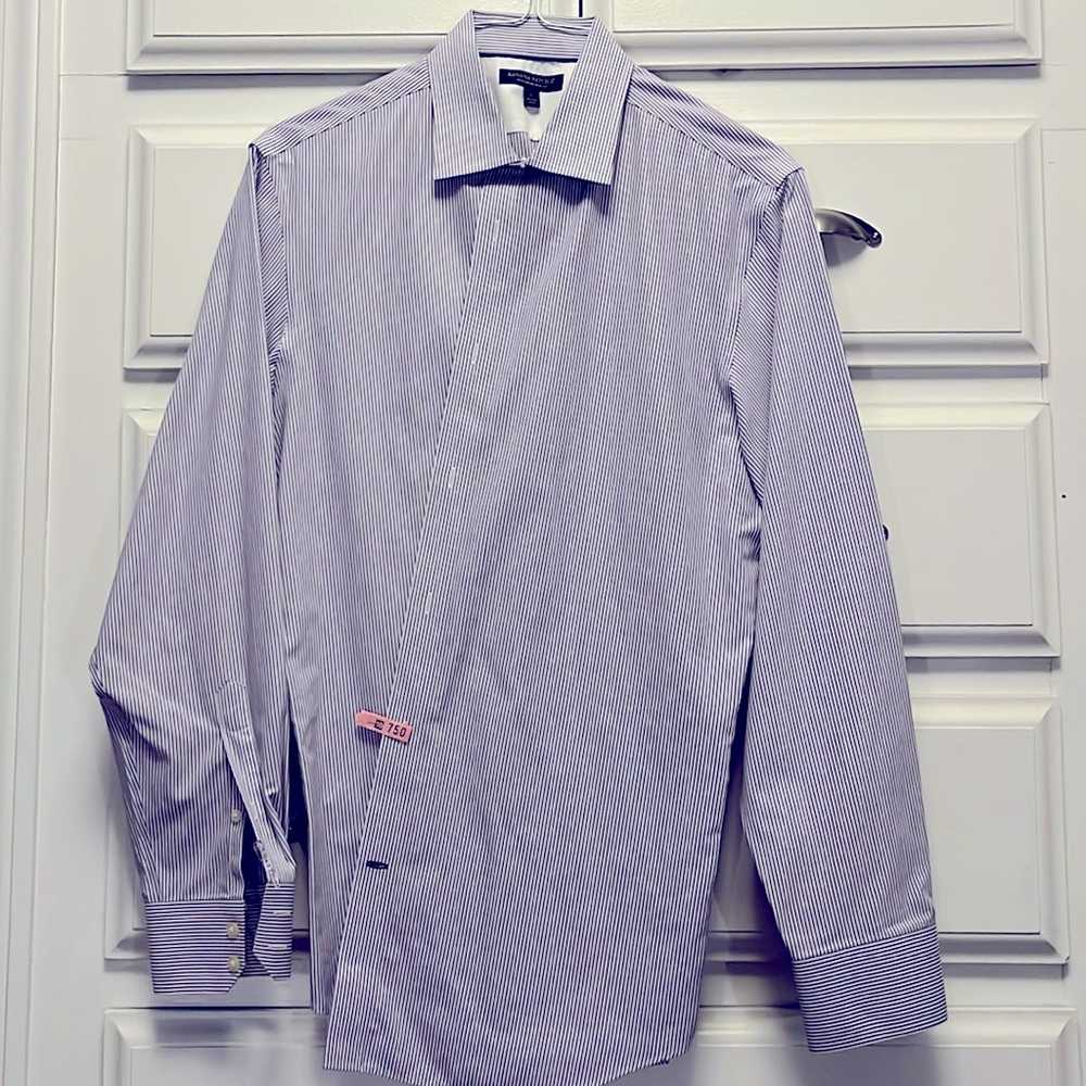 Banana Republic blue striped shirt